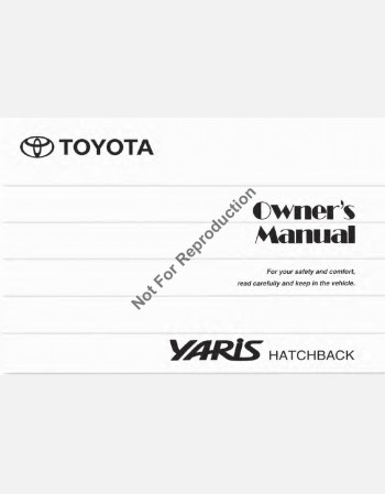 toyota yaris 90 series 2010 owners manual